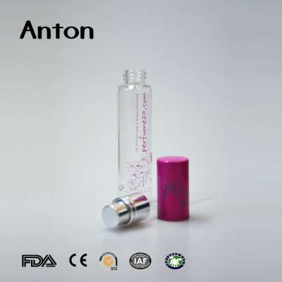 20ml Borosilicate glass tube bottle with with aluminum lid